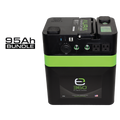 E360 (1) EX-AURA001: AURA 600W Inverter  (1) EX-G24-95XDP: E360 12.8V 95Ah G24 Extreme-Density LiFePO4 Deep Cycle Battery [A]