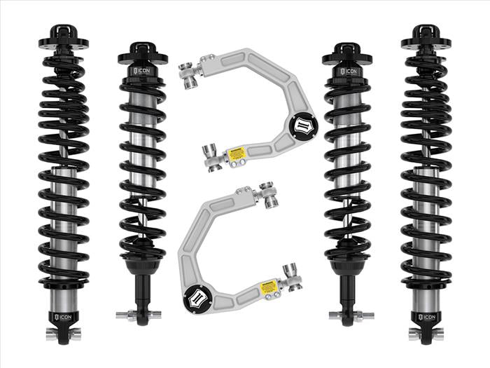 ICON 2021-2023 Ford Bronco, Non-Sasquatch, 3-4 inch Lift, Stage 3 Suspension System, Billet, Heavy Rate Rear Spring