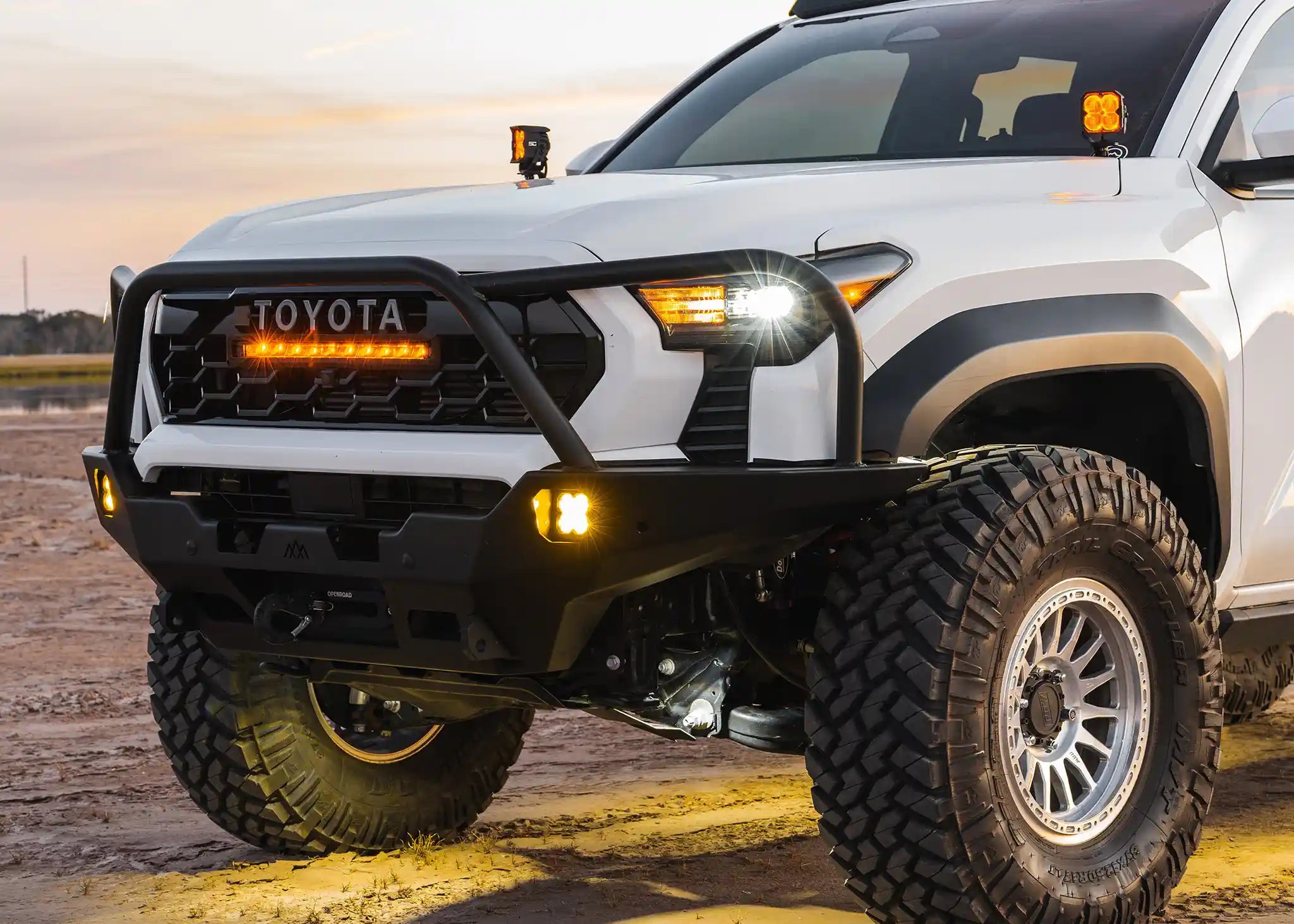 Hi-Lite Overland Toyota Tacoma Front Bumper 4th Gen (2024-2026) [Bull Bar]