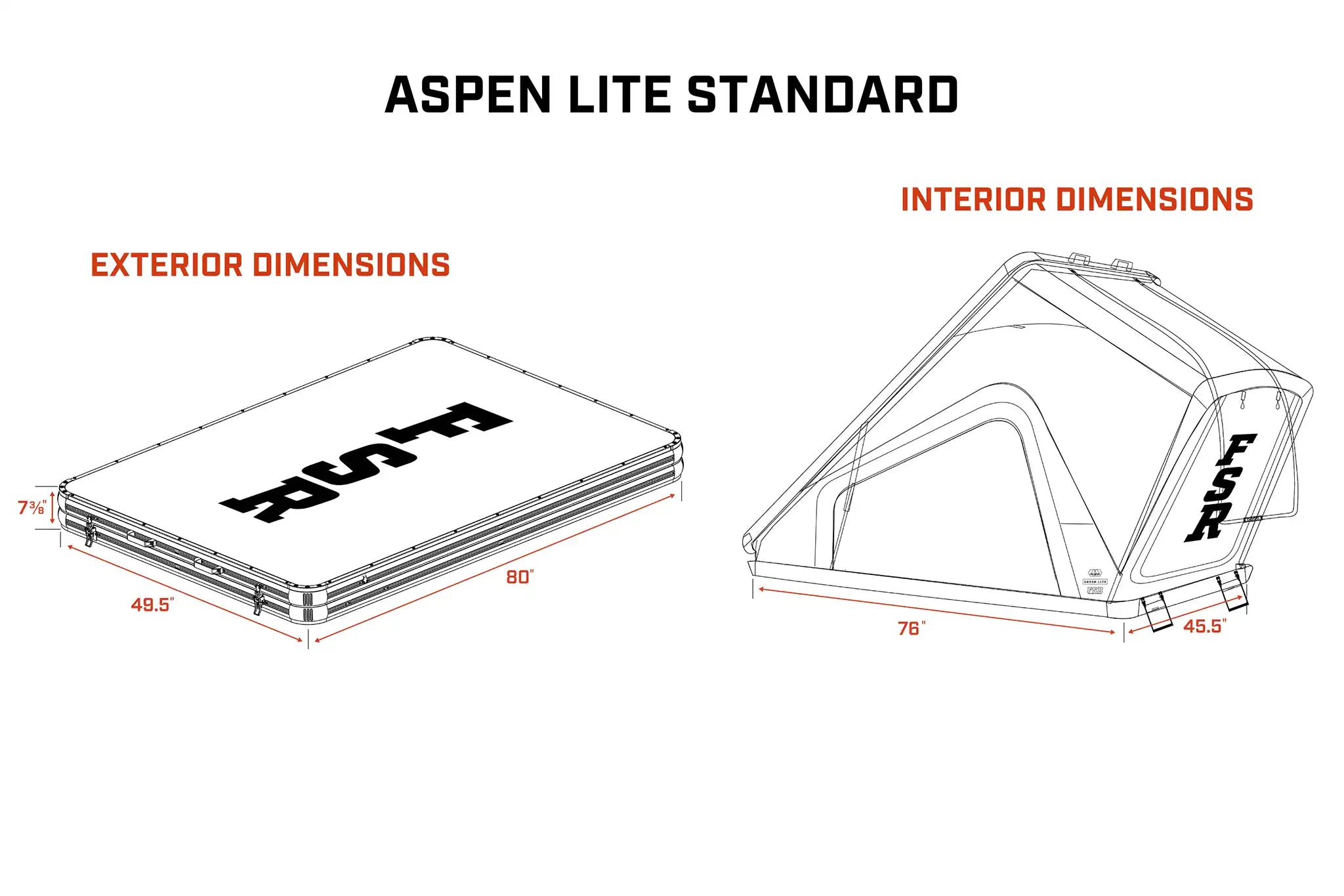 Aspen Lite Standard V3 - Rooftop Tent